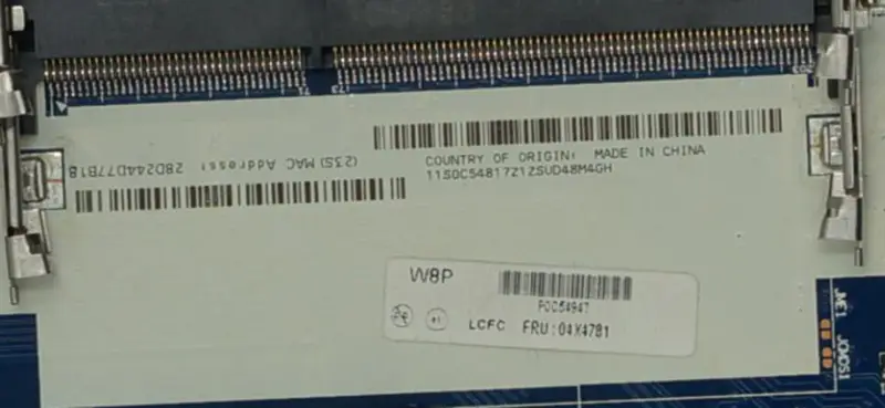Scheda madre Lenovo 04X4781 Thinkpad E540 NM-A161 AILE2