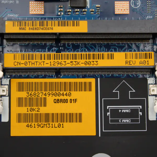 Scheda madre Dell Alien-ware M17x R4 LA-8341P CN-0THTXT