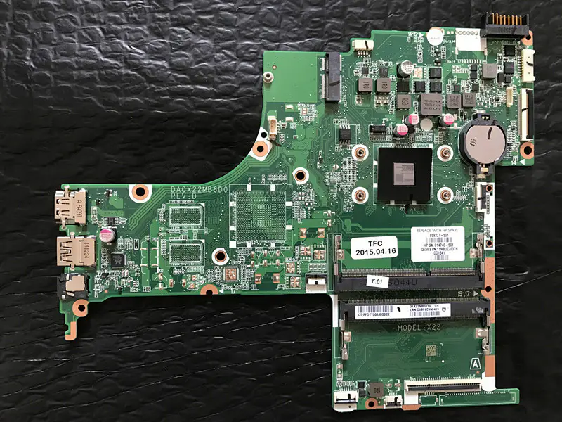 HP 809337-001 809337-501 809337-601 DA0X22MB6D0 Scheda madre