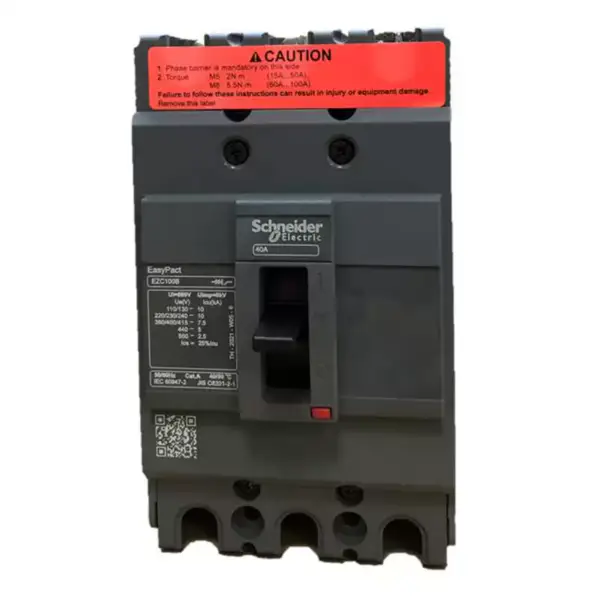 Interruttore Schneider scatolato tripolare Easypact EZC100B 3P40A