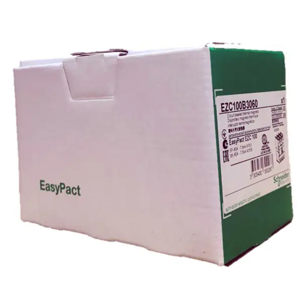 Interruttore automatico scatolato 3 poli Easypact EZC100B 3P60A