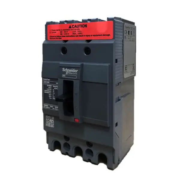 Interruttore automatico scatolato 3 poli Easypact EZC100B 3P50A