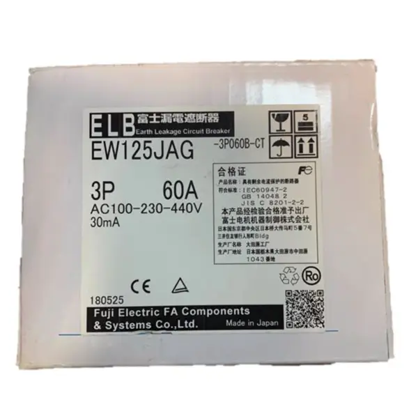 Interruttore Fuji EW125JAG 3P 60A 15~125A