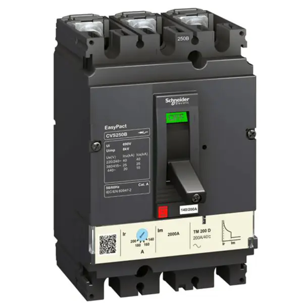 interruttore automatico schneider EasyPact CVS250B LV525302