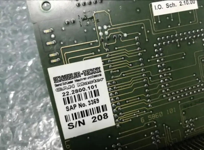 SCHUSSLER TECHNIK 5860 101 22.2800.101CNA MASTER scheda madre industriale