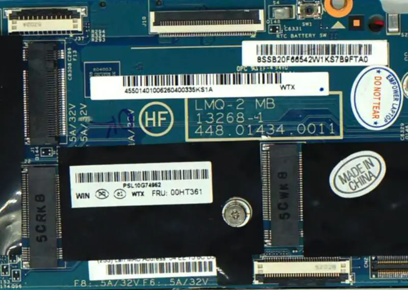 Scheda madre Lenovo X1 Carbon LMQ-2 13268-1 con i7-5600U 8G