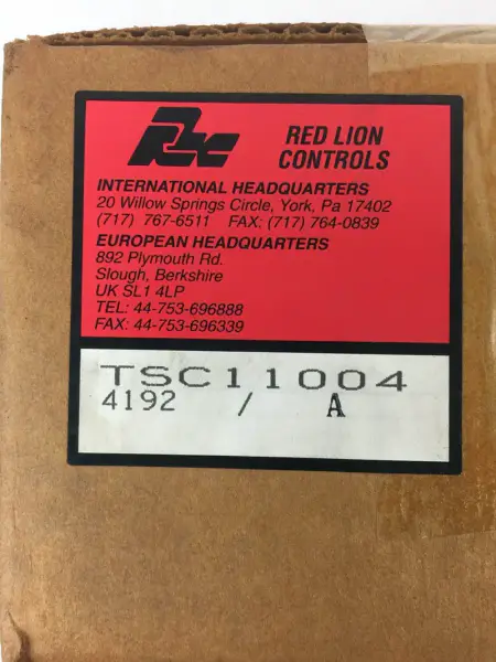 Controlli Red Lion TSC11004