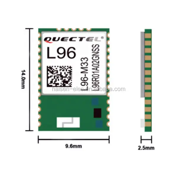 Quectel AGPS modulo ricevitore multi-GNSS simultaneo L96 L96-M33 canali di acquisizione tracciamento GPS GLONASS Beidou modulo L96