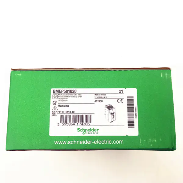 PLC per processore Schneider Modicon M580 Livello 1 per modulo CPU DIO BMEP581020