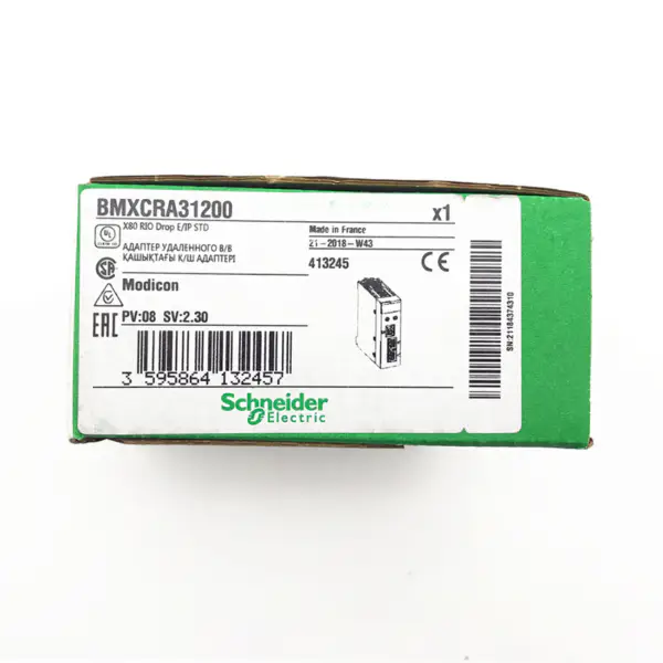 PLC per Schneider Modicon X80 E/IP Standard Ethernet I/O Processor Interface Module BMXCRA31200