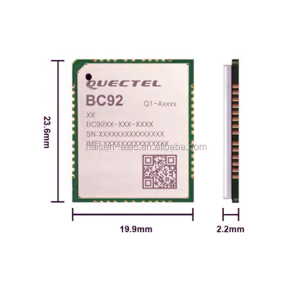 Modulo Quectel NB-IoT/GSM/GPRS a doppia modalità BC92 Modulo LTE LPWA BC92