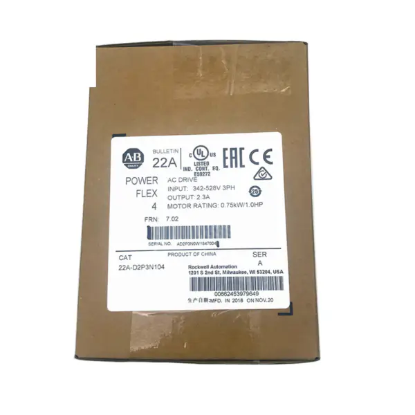 Rockwell automation Inverter Allen bradley 22A-D2P3N104