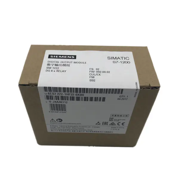 Modulo PLC Siemens 6ES7222-1HF32-0XB0 SIMATIC S7-1200 Uscita digitale SM 1222, 8 DO relè 2 A