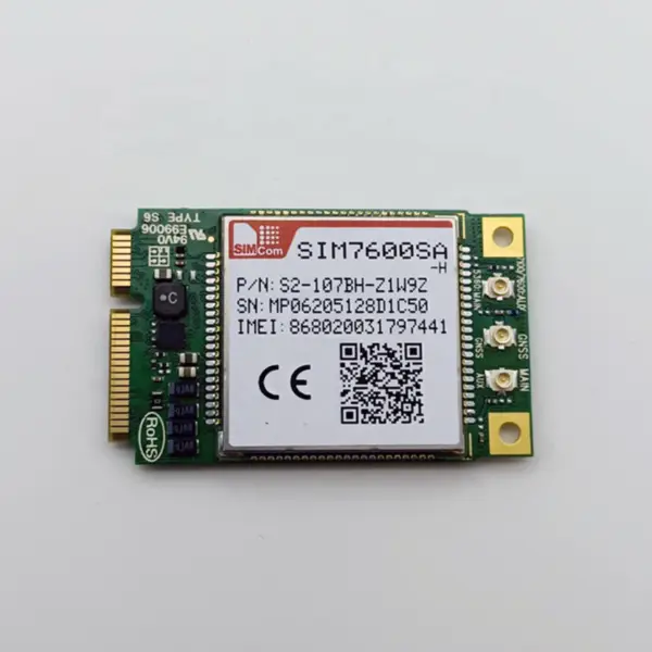 SIMCOM Modulo CAT4 4G LTE Mini PCIE SIM7600SA-H-PCIE