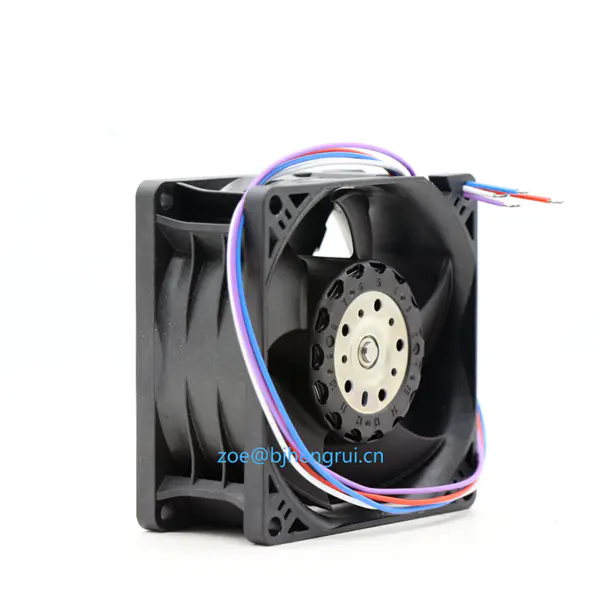EBM-Papst 8214J/2H3PU DC Fan Ball Bearing 24V 25W 12000RPM 112CFM 66dBA Ventola di raffreddamento con montaggio a flangia