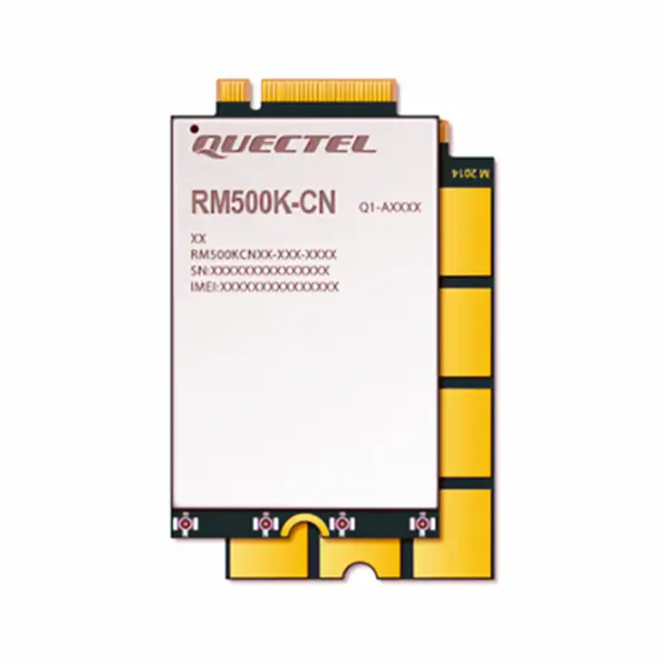 Quectel Sub-6 GHz 5G IoT/eMBB modulo RM500K RM500K-CN upports NSA and SA mode 5G/4G/3G M.2 modules