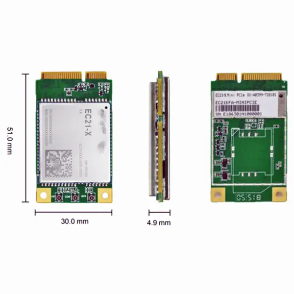 Modulo LTE Cat 1 EC21 Mini PCIe 4G Moduli di comunicazione wireless IOT EC21-E-MINIPCIE EC21EFA-MINIPCIE