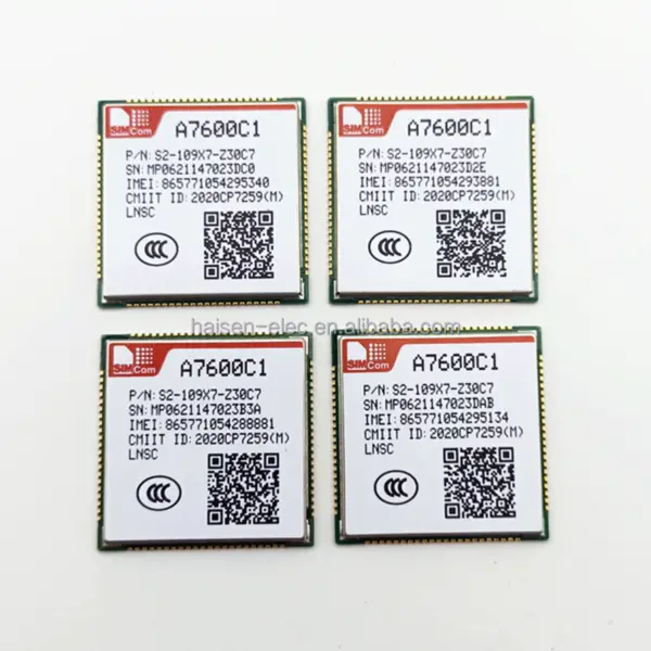 SIMCOM 4G LTE Cat1 LGA + modulo LCC A7600E-LNSE A7600C1-LNSE A7600E-HNVW