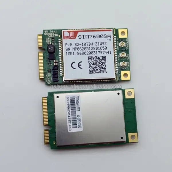 SIMCOM SIM7600SA-H Mini Pcie 4G LTE CAT4 EDGE GPRS GSM Modulo SIM7600E-H1C-PCIE SIM7600SA-H21-PCIE