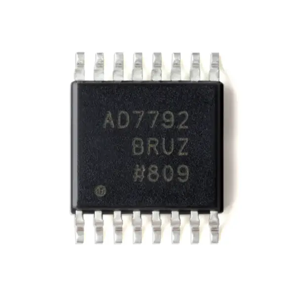 Chip IC convertitore analogico-digitale AD7792BRUZ-REEL AD7792BRUZ IC ADC 16BIT SIGMA-DELTA 16TSSOP