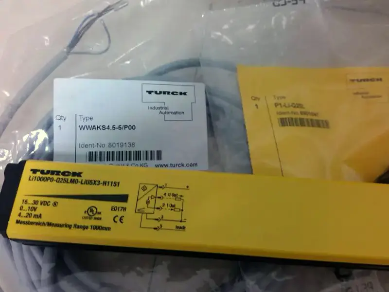Interruttore di prossimità IFM Turck sensore di prossimità Bi50U-Q80-AN6X2-H1141 Bi50UQ80AN6X2H1141