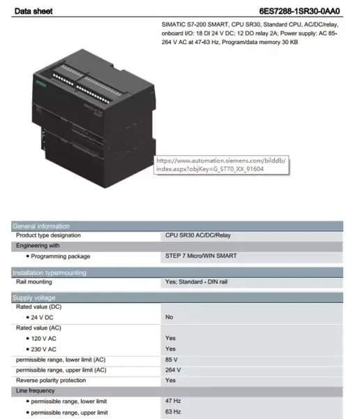 Modulo Siemens 6ES7288-0ED10-0AA0 6ES72880ED100AA0