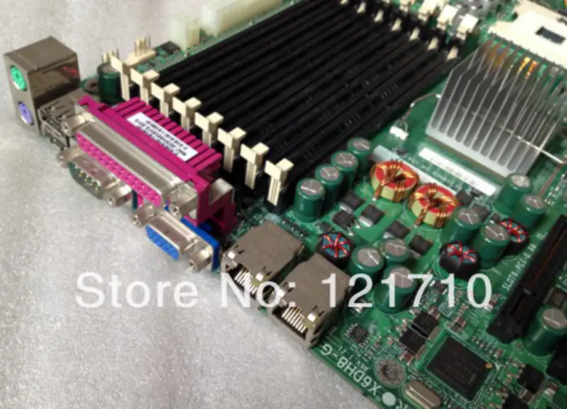 Scheda per workstation e server SUPER Scheda madre industriale Supermicro X6DH8-G REV 1.21 dual XEON 604 socket