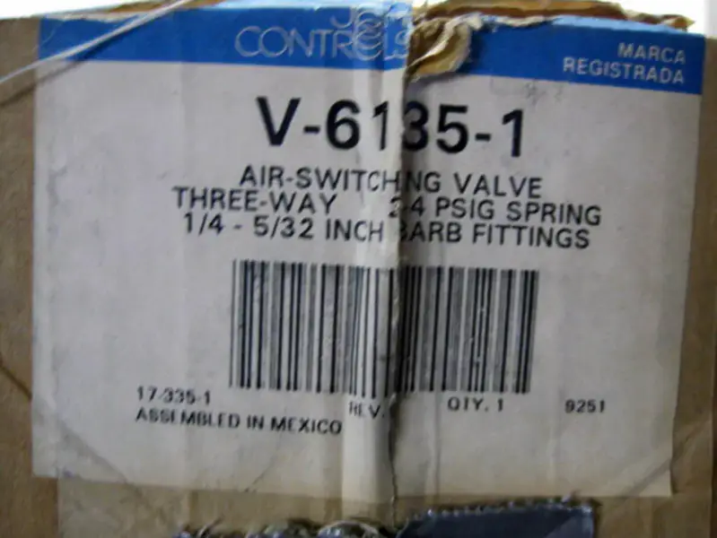 CONTROLLI JOHNSON V-6135-1