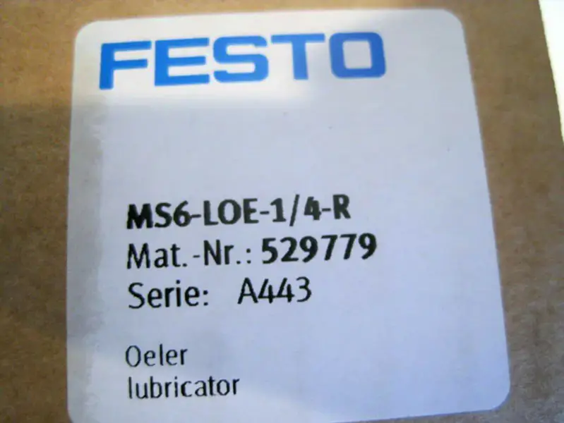 FESTO MS6-LFM-1/4-BRACCIO