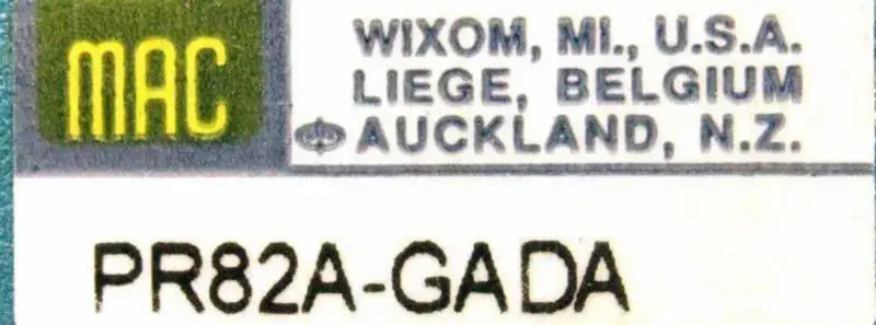 VALVOLE MAC PR82A-GADA