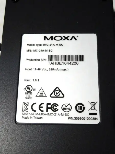 Convertitore MOXA IMC-21A-M-SC
