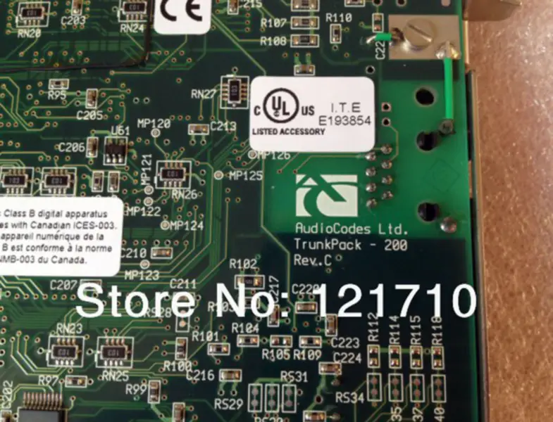 Audiocodes AudioCodes TrunkPack-200 REV.C TXB-22 REV.A scheda madre industriale