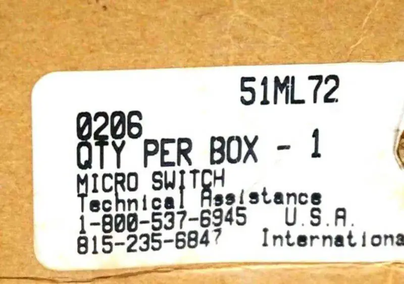 MICROINTERRUTTORE 51ML72