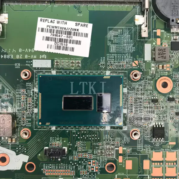 HP 856227-001 856227-501 856227-601 Scheda madre I7-6500U 940MX 2GB DAG34AMB6D0