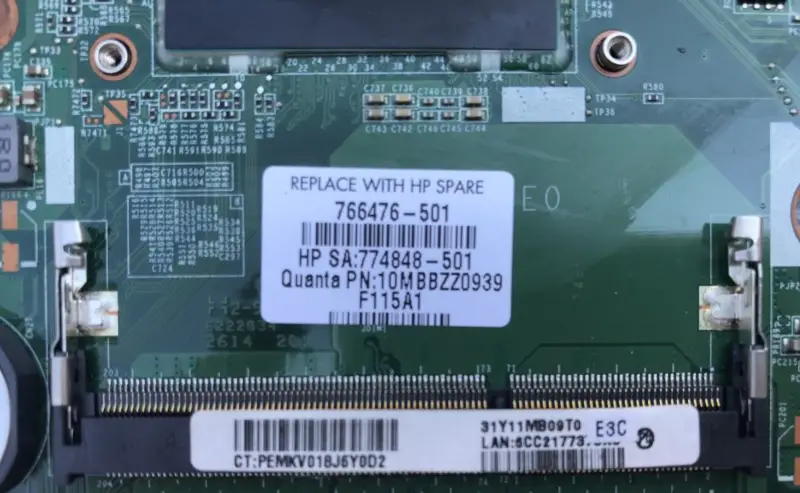HP 766476-001 766476-501 766476-601 con scheda madre i5-4210U