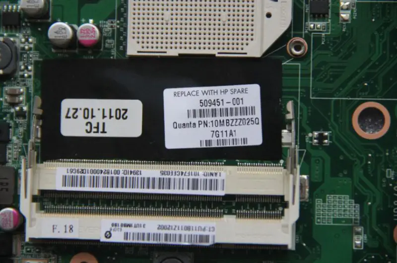 HP 509451-001 DV6 DV6-1000 M92 512MB Scheda madre