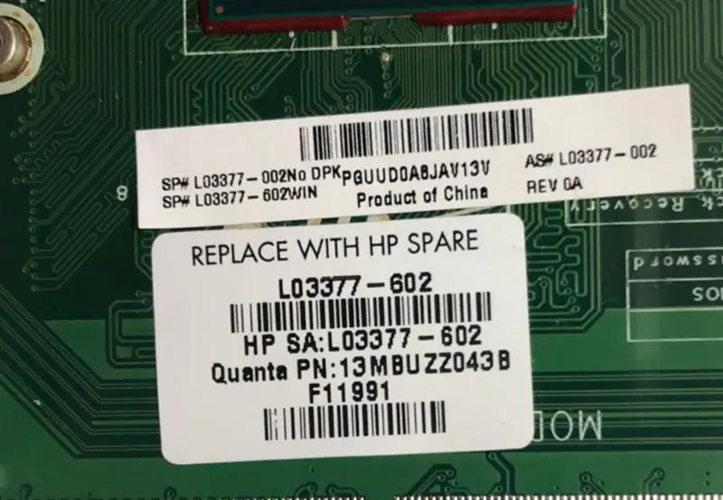 HP Pavilion 22-C L03377-002 602 DAN97BMB6E0 J4005 Scheda madre CPU