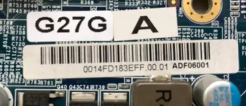 Scheda madre industriale G27G N8900 MB VER:0.2
