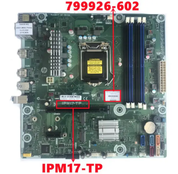 HP IPM17-TP 799926-602 799926-002 799926-502 scheda madre