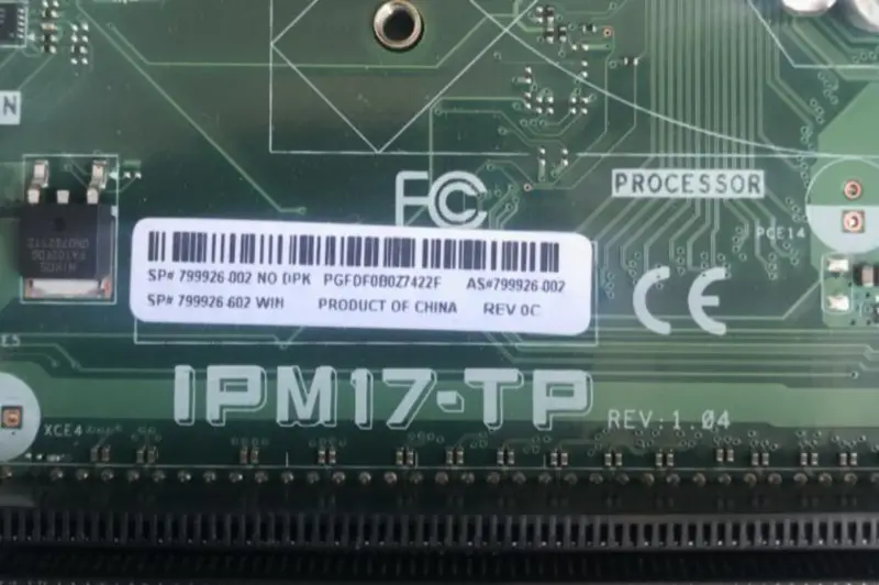 HP IPM17-TP 799926-602 799926-002 799926-502 scheda madre