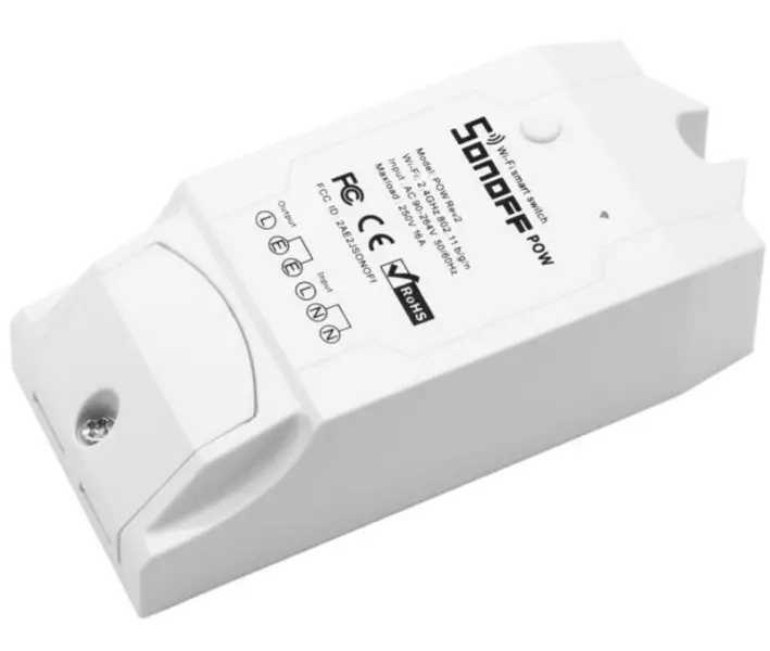Interruttore WiFi SONOFF Pow R2 con misura del consumo energetico Interruttore di alimentazione WiFi 15A Controllore intelligente dell'interruttore Wifi