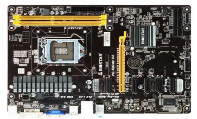 Scheda madre Biostar TB85 Strong 6PIC-E BTC LGA1150 ATX