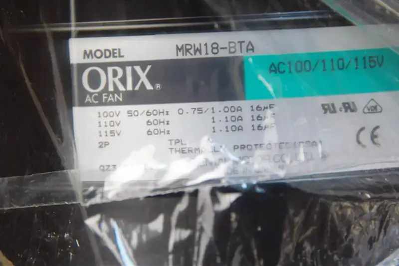 MOTORE ORIX AC FAN ORIENTAL MRW18-BTA NUOVO MRW18