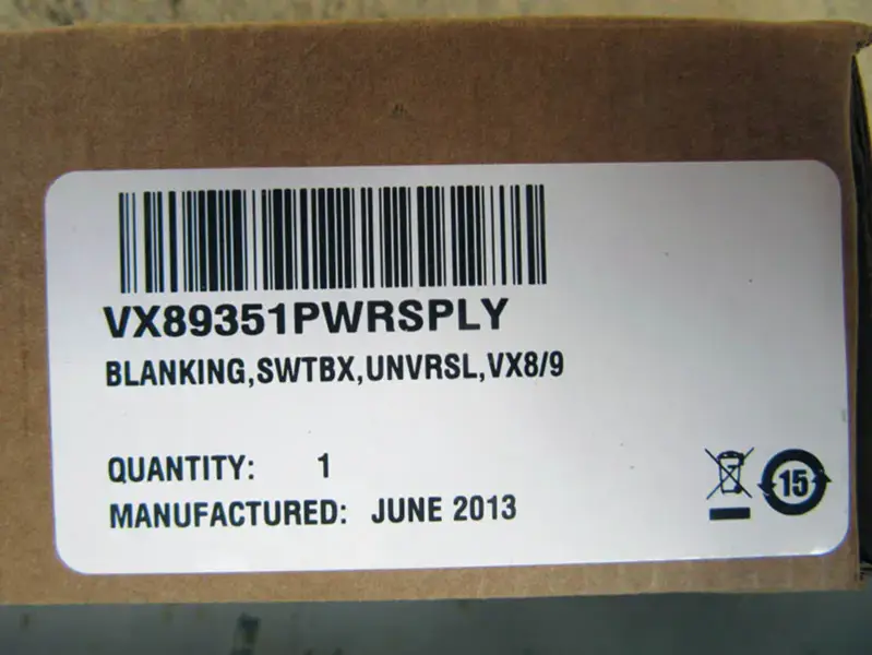 Modulo PLC Honeywell VX89351PWRSPLY