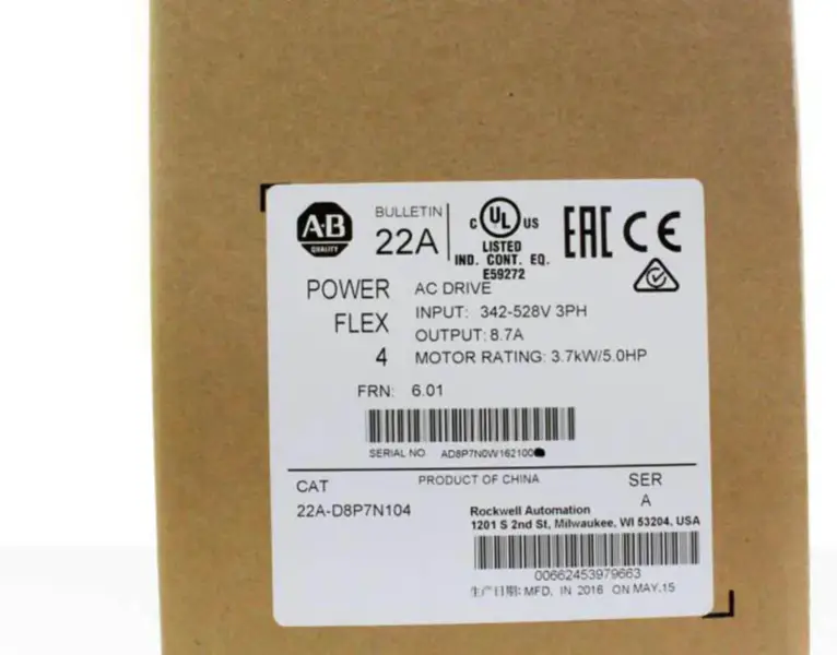 Azionamento Allen-Bradley 22A-D8P7N104