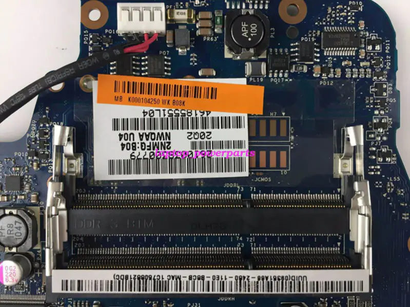 Toshiba K0001042 Toshiba Satellite 660 665 Intel Scheda madre ATX