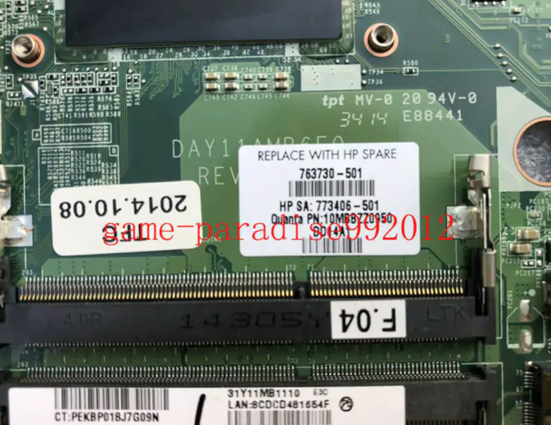 Scheda madre HP 763730-501
