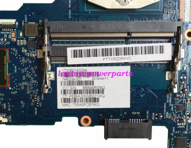 HP 744009-001 744009-001 744009-501 744009-601 Scheda madre ATX