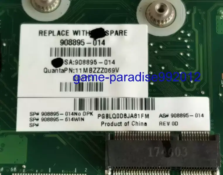 Scheda madre HP 908895-014
