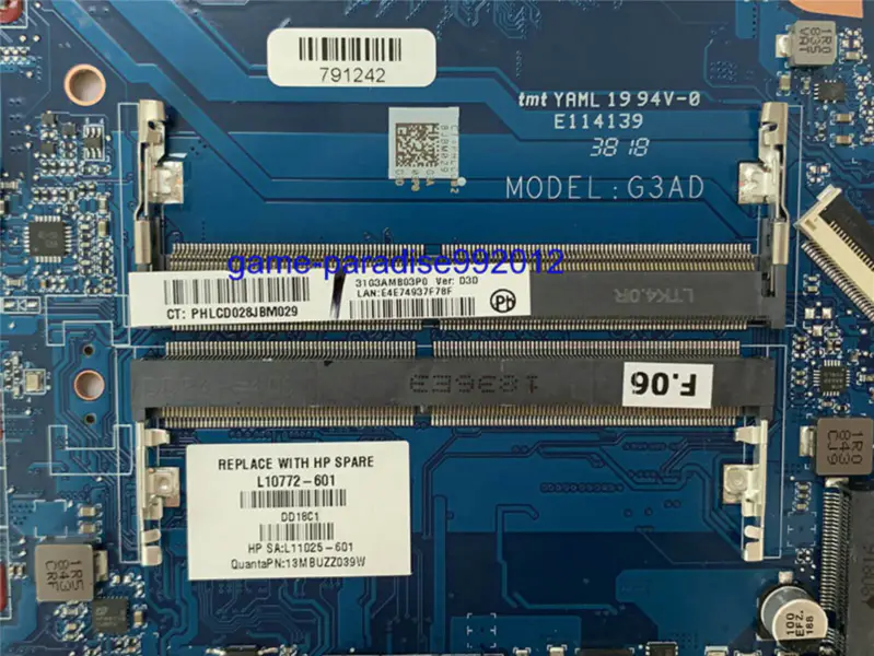 Scheda madre HP L10772-601